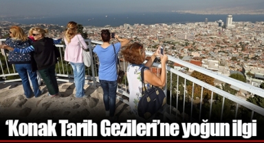 ‘Konak Tarih Gezileri’ne yoğun ilgi