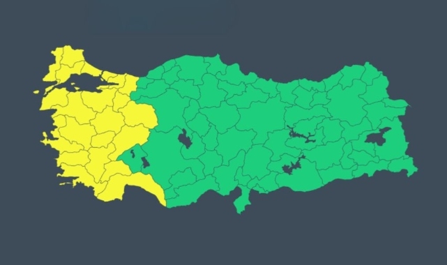 Meteoroloji 22 il için kuvvetli yağış uyarısı yaptı