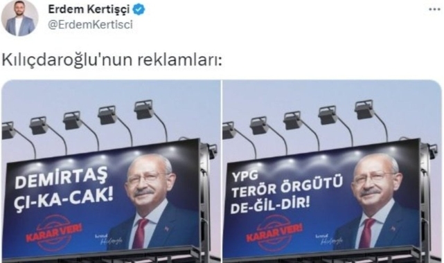 Montajlı Kılıçdaroğlu afişi paylaşan AK Partili isme tepki yağdı