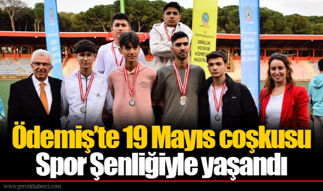 Ödemiş’te 19 Mayıs coşkusu Spor Şenliğiyle yaşandı 