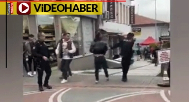 Polise yumruk attı... Ortalık karıştı!