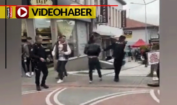 Polise yumruk attı... Ortalık karıştı!