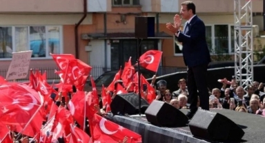 Seçim aracı taşlanan İmamoğlu'na 'izinsiz miting' tutanağı
