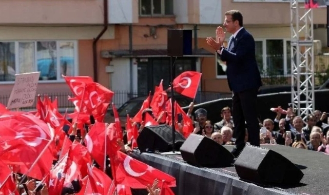 Seçim aracı taşlanan İmamoğlu'na 'izinsiz miting' tutanağı
