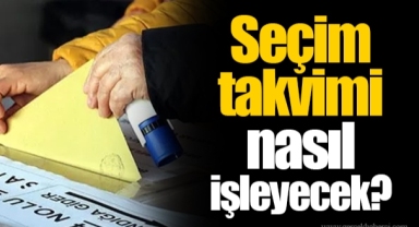 Seçim takvimi nasıl işleyecek?