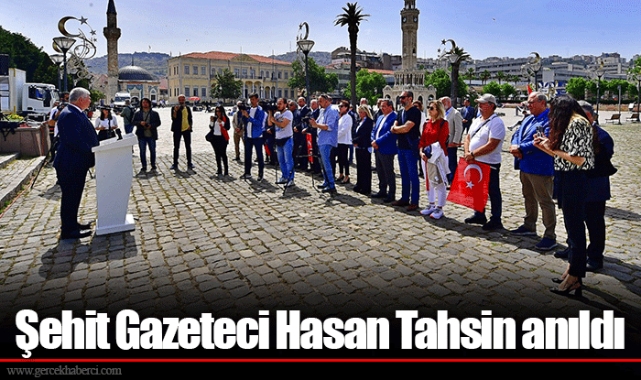 Şehit Gazeteci Hasan Tahsin anıldı