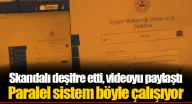 Skandalı deşifre etti, videoyu paylaştı Paralel sistem böyle çalışıyor