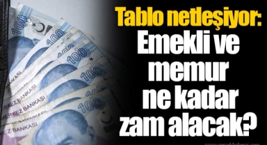 Tablo netleşiyor: Emekli ve memur ne kadar zam alacak?