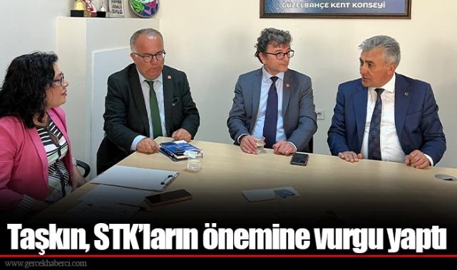 Taşkın, STK’ların önemine vurgu yaptı