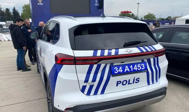 Togg marka polis aracı hizmete girdi