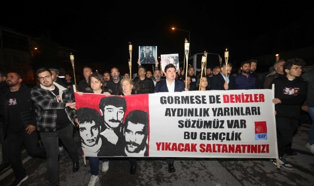 Üç fidan Buca'da anıldı: "Deniz'e, Yusuf'a, Hüseyin'e selam olsun"