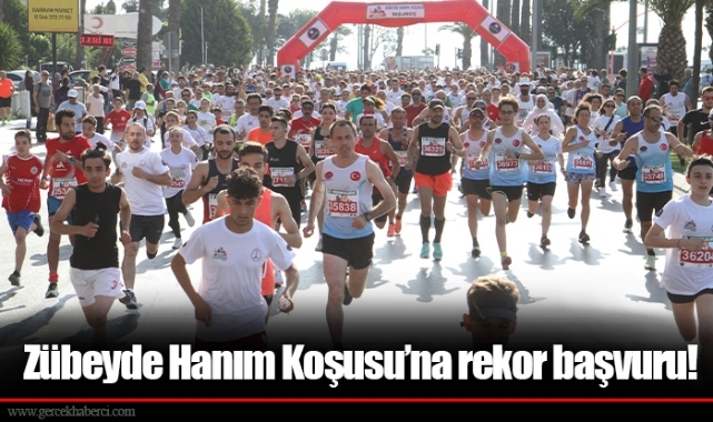 Zübeyde Hanım Koşusu’na rekor başvuru!
