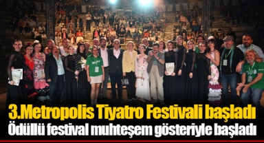3.Metropolis Tiyatro Festivali başladı