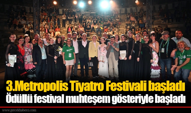 3.Metropolis Tiyatro Festivali başladı