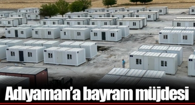 Adıyaman’a bayram müjdesi