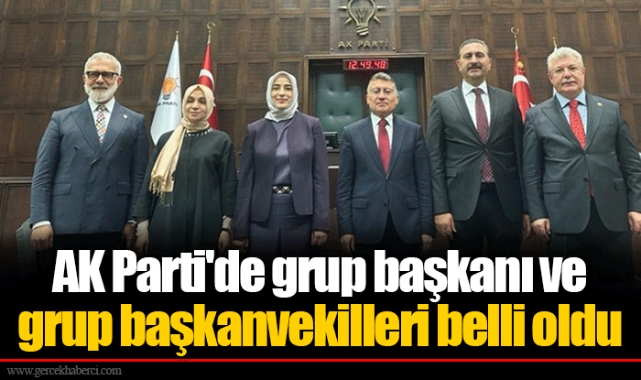 AK Parti'de grup başkanı ve grup başkanvekilleri belli oldu