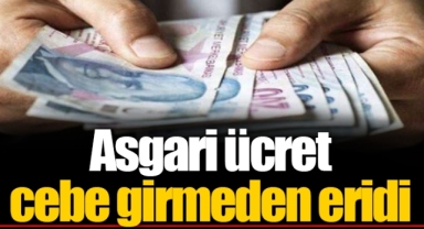 Asgari ücret cebe girmeden eridi