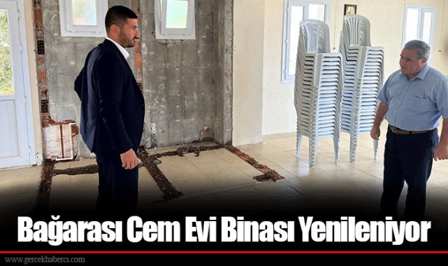 Bağarası Cem Evi Binası Yenileniyor