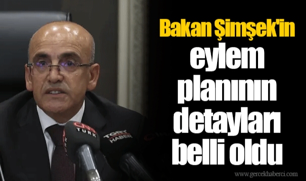 Bakan Şimşek'in eylem planının detayları belli oldu