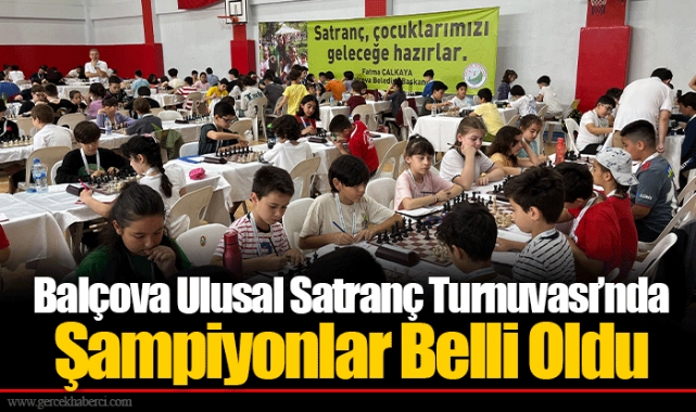 Balçova Ulusal Satranç Turnuvası’nda Şampiyonlar Belli Oldu