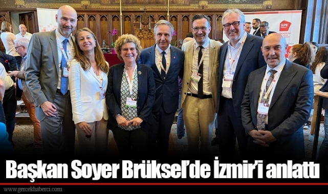 Başkan Soyer Brüksel’de İzmir’i anlattı