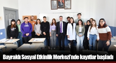 Bayraklı Sosyal Etkinlik Merkezi’nde kayıtlar başladı