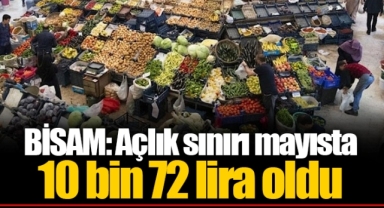 BİSAM: Açlık sınırı mayısta 10 bin 72 lira oldu
