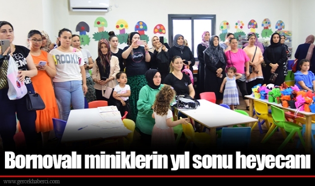 Bornovalı miniklerin yıl sonu heyecanı