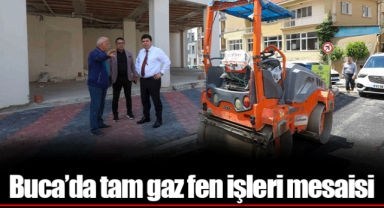 Buca’da tam gaz fen işleri mesaisi