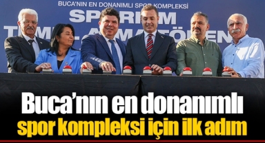 Buca’nın en donanımlı spor kompleksi için ilk adım