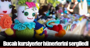 Bucalı kursiyerler hünerlerini sergiledi