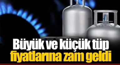 Büyük ve küçük tüp fiyatlarına zam geldi