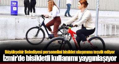 Büyükşehir Belediyesi personelini bisiklet ulaşımına teşvik ediyor