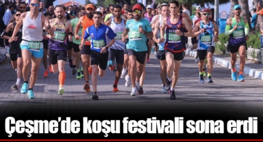Çeşme’de koşu festivali sona erdi