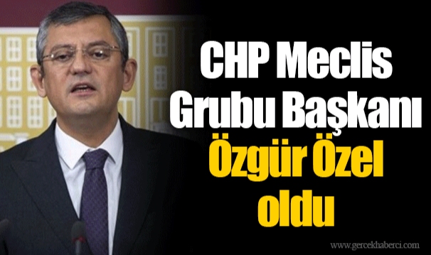 CHP Meclis Grubu Başkanı Özgür Özel oldu