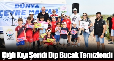 Çiğli Kıyı Şeridi Dip Bucak Temizlendi