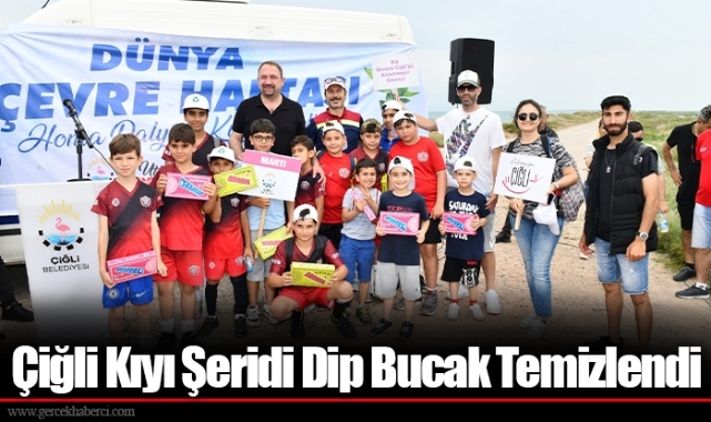 Çiğli Kıyı Şeridi Dip Bucak Temizlendi