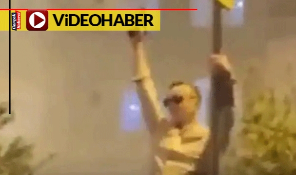 Direk dansı yaparak havaya ateş açan maganda yakalandı