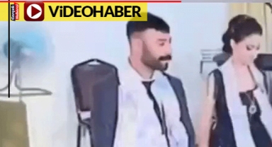 Düğünde takılan paralara göz diken çocuğa damadın tepkisi izleyenleri güldürdü
