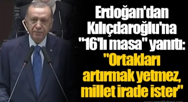 Erdoğan'dan Kılıçdaroğlu'na