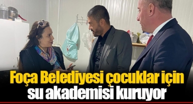 Foça Belediyesi çocuklar için su akademisi kuruyor