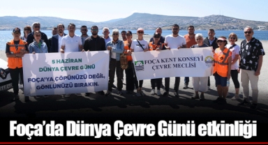 Foça’da Dünya Çevre Günü etkinliği