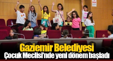 Gaziemir Belediyesi Çocuk Meclisi’nde yeni dönem başladı