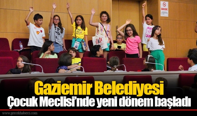 Gaziemir Belediyesi Çocuk Meclisi’nde yeni dönem başladı