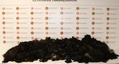 İstanbul Havalimanı'nda 93 kilo insan saçı ele geçirildi