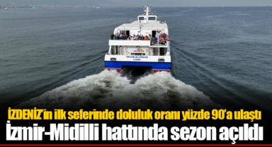 İZDENİZ’in ilk seferinde doluluk oranı yüzde 90’a ulaştı