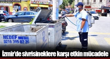 İzmir’de sivrisineklere karşı etkin mücadele