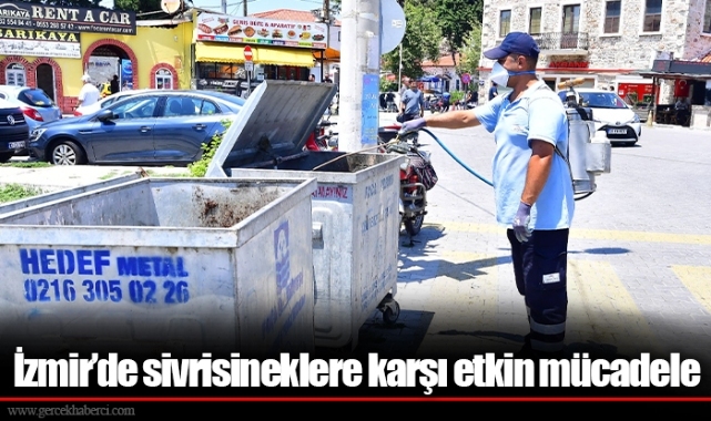 İzmir’de sivrisineklere karşı etkin mücadele