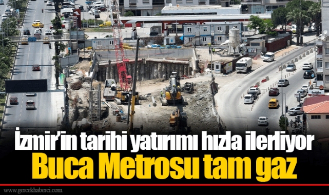 İzmir’in tarihi yatırımı hızla ilerliyor