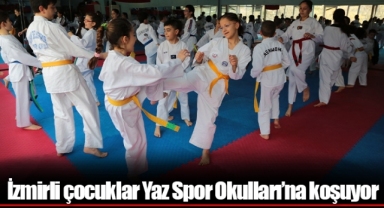 İzmirli çocuklar Yaz Spor Okulları’na koşuyor
